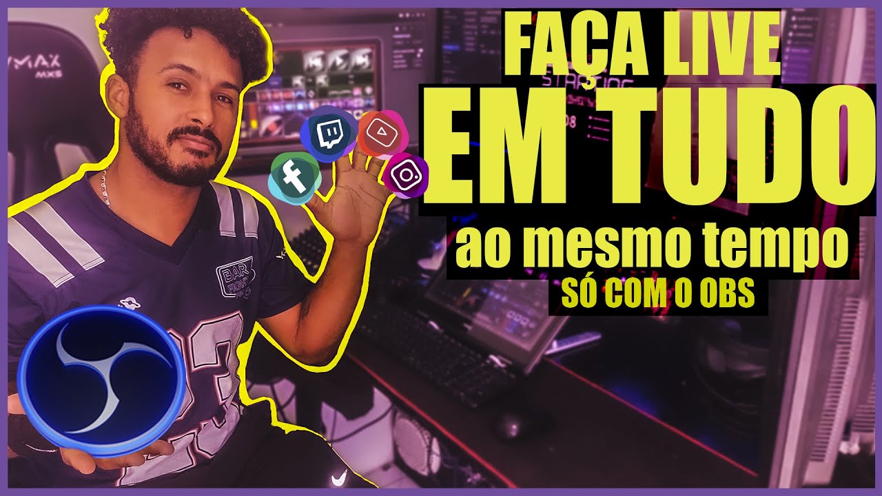 YouTube e Twitch ao mesmo tempo no OBS com Multi RTMP