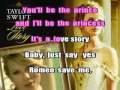 Taylor Swift - Love Story (Karaoke) 