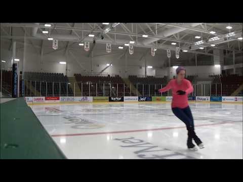 Adult Figure Skating NISA (UK) Level 2 Field Moves and Warm up