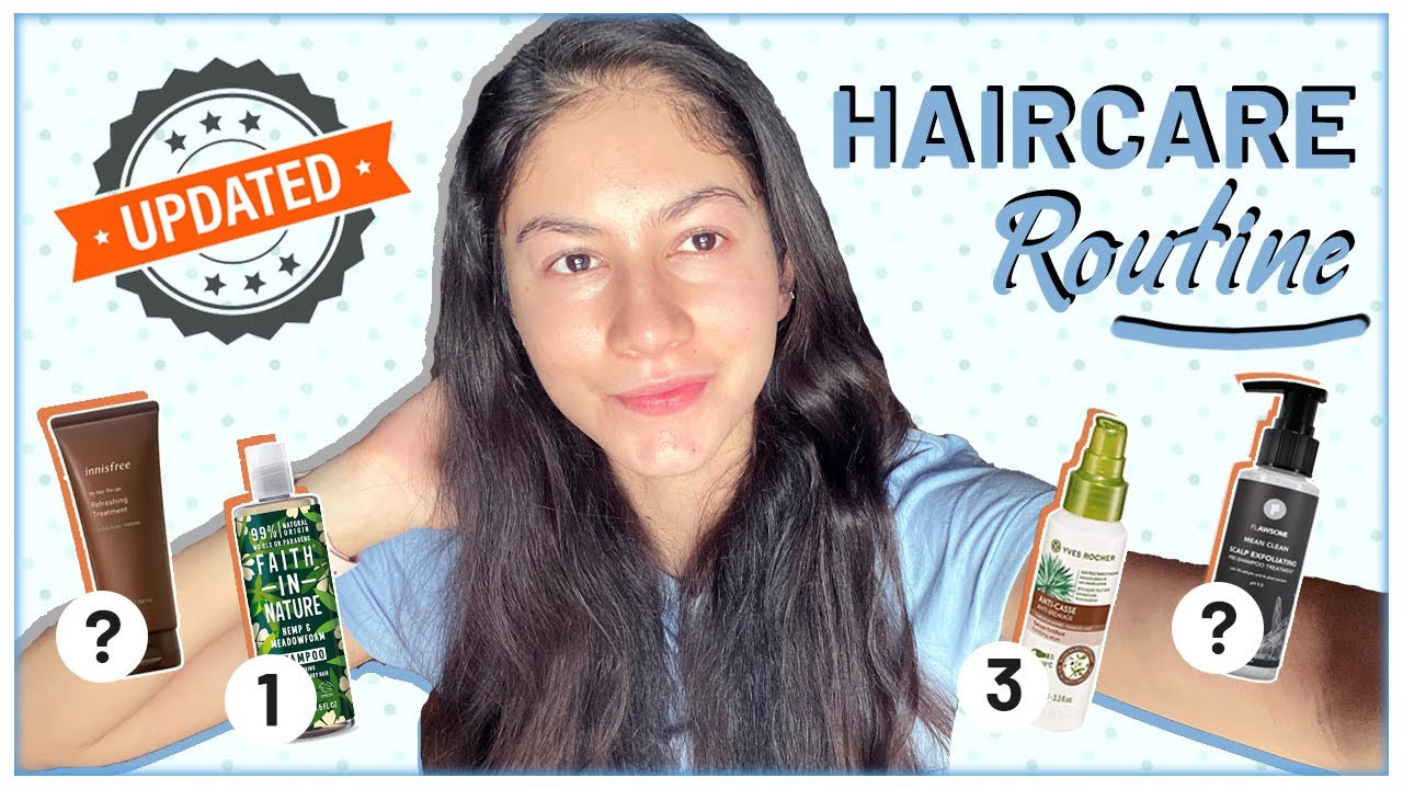 Watch video Updated Haircare Routine Now Updated Haircare Routine