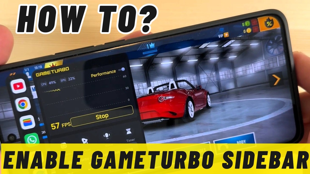 How to Enable GAME TURBO SIDEBAR in Xiaomi, REDMI & Poco Phones