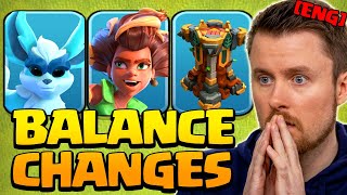 BALANCE CHANGES! ROOT RIDERS and More NERFED (Clash of Clans)