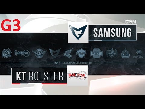 SSG vs KT Game 3 Highlights - 2017 LCK SPRING SPLIT