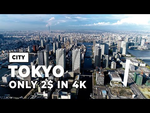 Tokyo from above | Scenic City | Aerial Drone 4K Footage.
