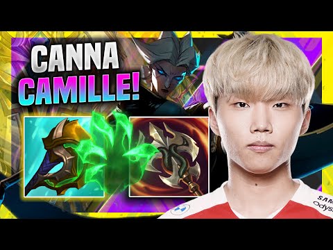 CANNA DOMINATING WITH CAMILLE! - T1 Canna Plays Camille Top vs Tahm Kench! | Season 11