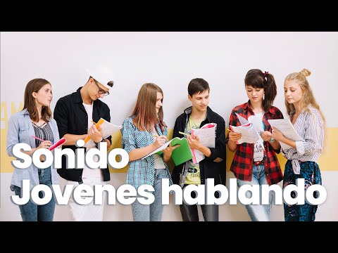 👧🏻 [EFECTO DE SONIDO] Jóvenes HABLANDO en una clase de instituto ◾ young people talking sound effect