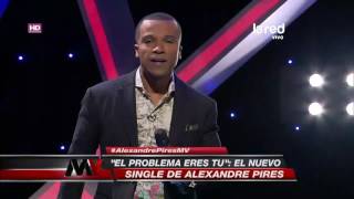 Alexandre Pires cantó &quot;El problema eres tú&quot; en Mentiras Verdaderas