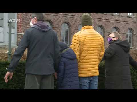 Protest tegen plannen voor asielcentrum Sint-Laureins