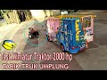 Test Miniatur Traktor Tarik Truk Versi Gir Ra Mingger Tabrak