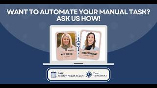 Want to Automate your Manual Task
