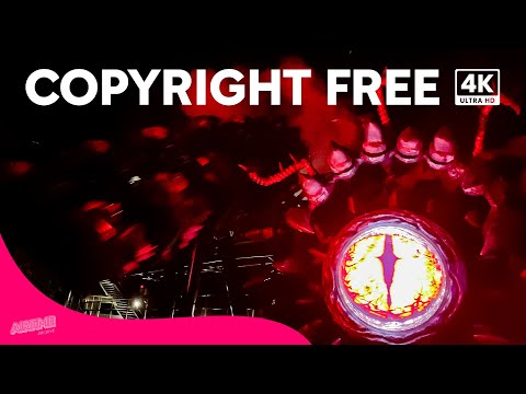 Alton Towers - Nemesis Reborn (Night) Offride Footage (4k 60fps • Copyright Free)