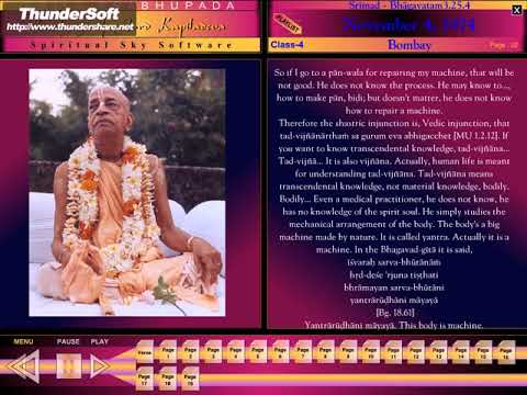 SB- CANTO 3-25.4 (1974) BOMBAY, JUHU