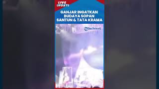 Ganjar Pranowo di Hadapan Masyarakat Sukoharjo Singgung soal Sopan Santun & Tata Krama