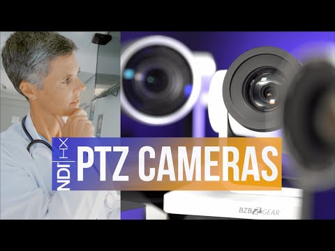 BZBGear Universal NDI/HDMI/SDI/USB Live Streaming PTZ Camera with 20x Zoom (White)