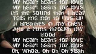 Miley Cyrus - My Heart Beats For Love w/ Lyrics