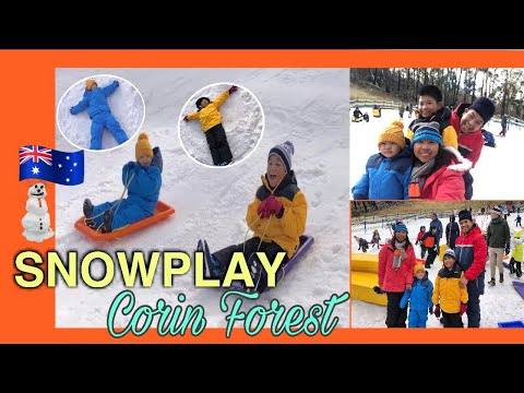 SNOWPLAY AT CORIN FOREST | OUR FIRST SNOW EXPERIENCE