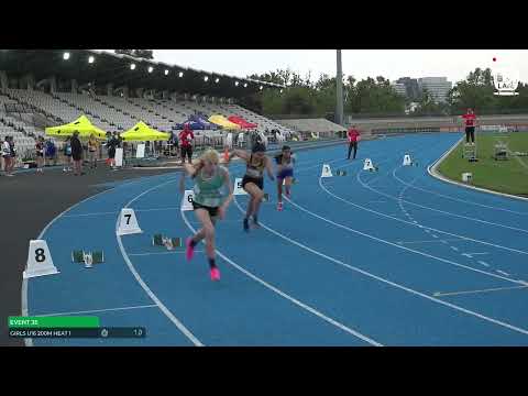 U16 Girls 200m Heat 1: 2022-23 State Combined Events Championships - Saturday