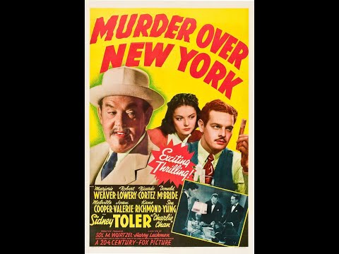 Sidney Toler as Charlie Chan in "Murder Over New York" (1940) - feat. Sen Yung & Marjorie Weaver