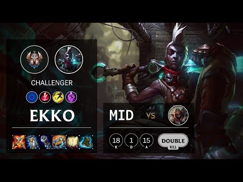Ekko Mid vs Zed - EUW Challenger Patch 10.10