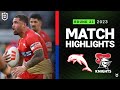 NRL 2023 | Dolphins v Newcastle Knights | Match Highlights