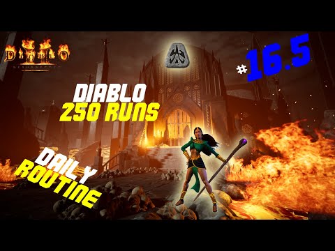 Diablo 250 Runs / Daily Routine #16 / Loot Recap - Diablo 2 Resurrected - D2R