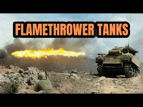 WWII Flame Thrower Tanks