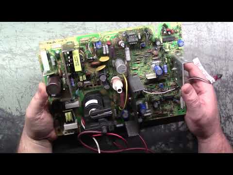 25" K7500 Arcade Monitor Chassis Repair - Missing Blue