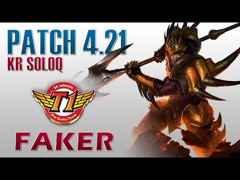 SKT T1 Faker - Jarvan IV vs LeBlanc - KR SoloQ