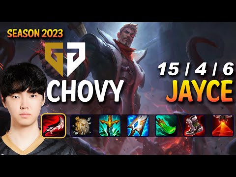 GEN Chovy JAYCE vs TRISTANA Mid - Patch 13.17 KR Ranked