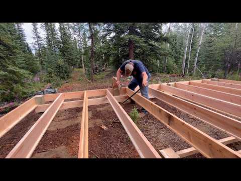 Perfect Off Grid Cabin Foundation....cheap and easy