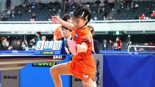 【全日本卓球】最年少１１歳・松島美空が３回戦進出「めっちゃうれしい」[Japan news]超新星が高校生を連破…女子シングルス