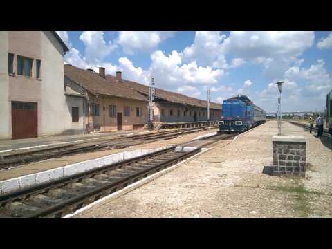 Gararea trenului internaţional Satu Mare ~ Nyirabrany