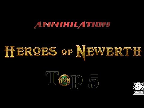 HON Top 5 GamePlay - Only Annihilation (+1800 mmr)