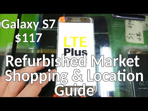 ShenZhen Biggest Refurbished and Second Hand Smartphone Market Shopping & Location Guide Video