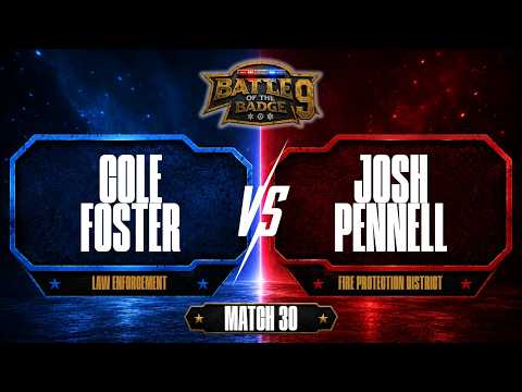 Cole Foster vs Josh Pennell - Battle of the Badge 9 Sacramento