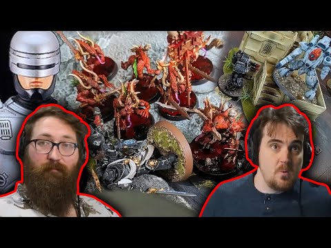 Ben's Dark Angels vs Tau and Chaos Daemons