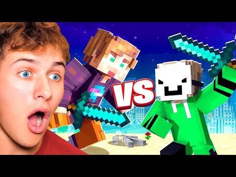 DREAM vs MrBeast Minecraft BATTLE! (intense)