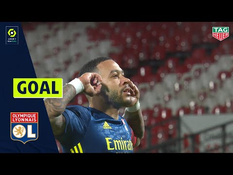 Goal Memphis DEPAY (44' pen - OLYMPIQUE LYONNAIS) STADE BRESTOIS 29 - OLYMPIQUE LYONNAIS (2-3) 20/21