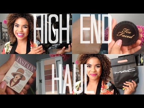 High End Makeup Haul! | samantha jane Video