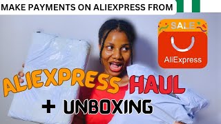 Aliexpress haul / unbox my aliexpress order + how to make payment on aliexpress from Nigeria in 2023