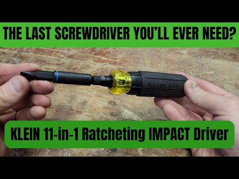The ONLY Screw Driver You Need?  Klein Tools 11 in 1 Ratcheting Impact Rated Driver