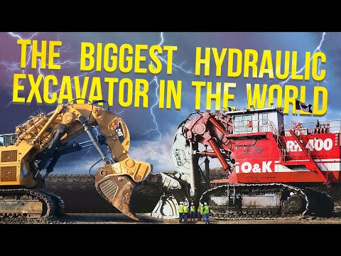 The Biggest Hydraulic Excavator in the World! CAT 6090FS/ O&K RH400