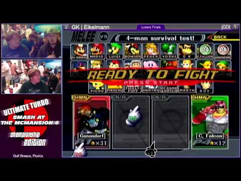 McMansion 6 - Loser's Finals - GK | Eikelmann (Ganon/Bowser) vs j00t (C.Falcon)