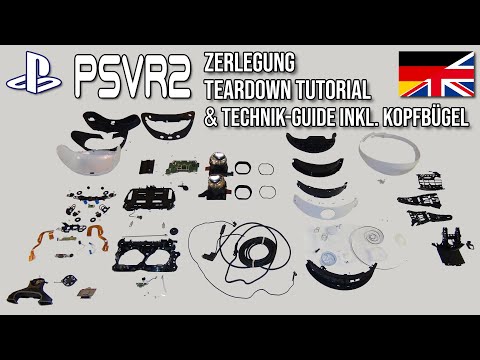 PlayStation PSVR2 Headset (PS5) Teardown / Disassembly Tutorial & Technical Guide incl. headband 🪛