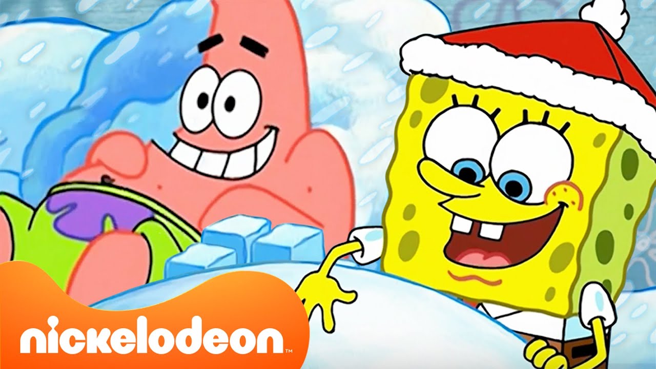 SpongeBob | Hari salju bersama SpongeBob & teman-teman! ☃️ | 30 menit | Nickelodeon Bahasa