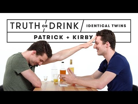 Identical Twins Play Truth or Drink (Patrick & Kirby) | Truth or Drink | Cut