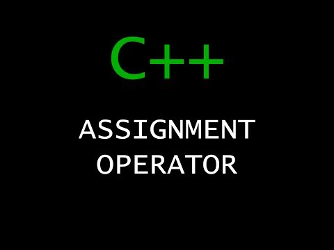 C Programming Tutorial 9 Assignment Operator