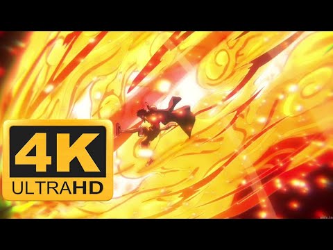 Luffy Uses Red Roc English Dub [4K]