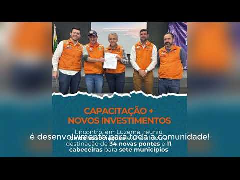 Portal Willian  Luzerna sedia capacitação da Defesa Civil e assinatura de termos para construção de