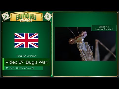 Sudoku Dicas: Video 67: BUG´s WAR!